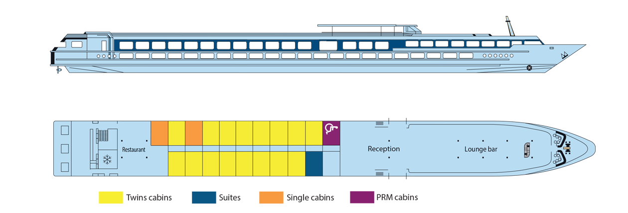 CroisiEurope MS Douce France Upper Deck.png